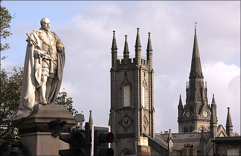 Edward VII Statue in Aberdeen